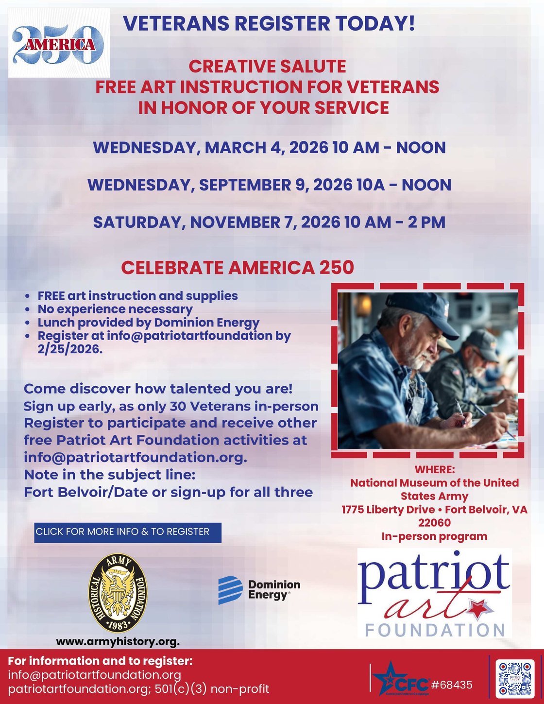 Creative Salute Watercolor at Fort Belvoir 2026 -2