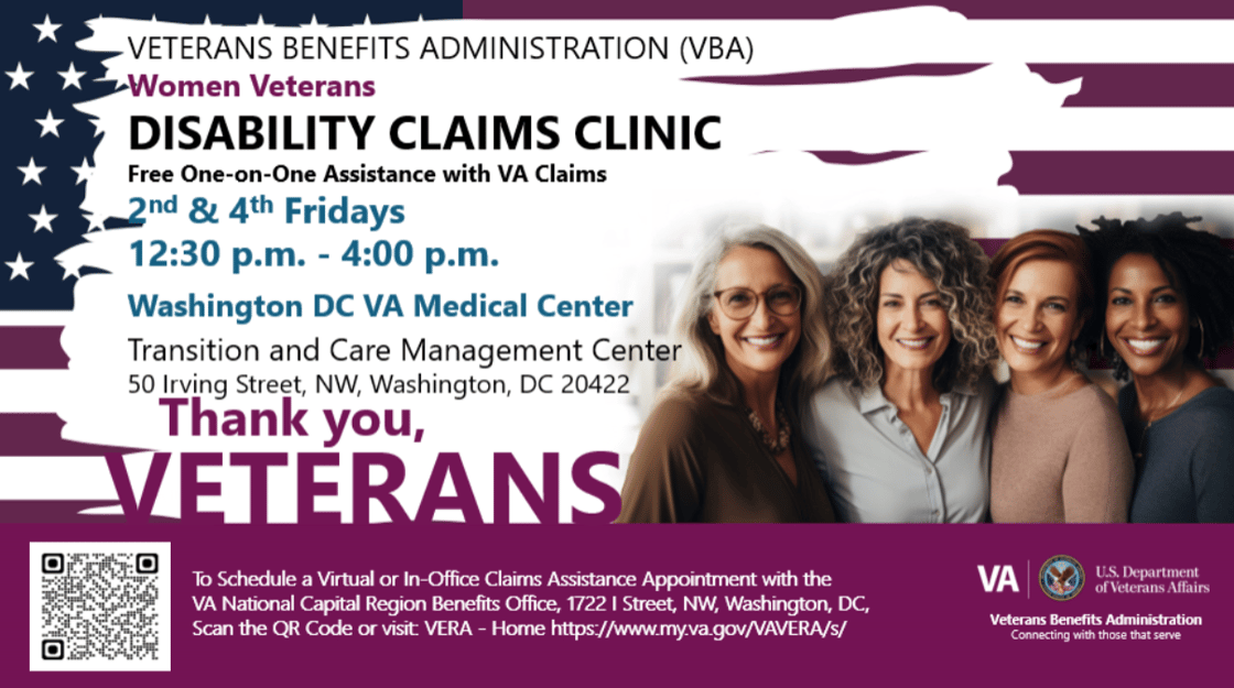 DC womens claims clinic