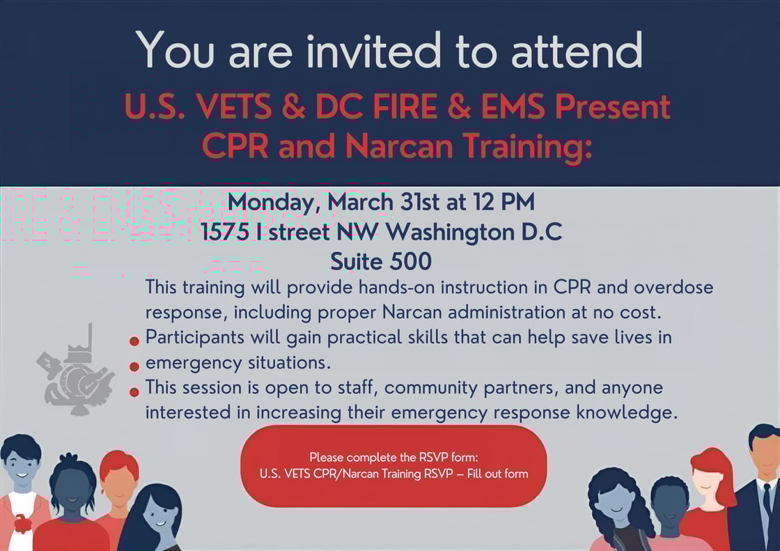 Engaging CPR Training Flyer with Bold RSVP (1)