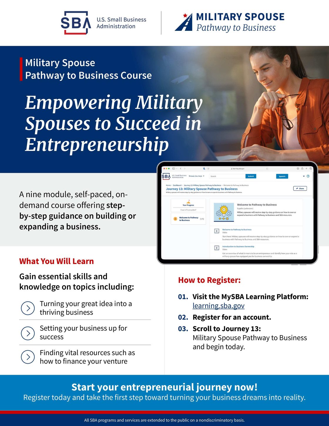 Military Spouse Pathway to Business Online_Flyer_