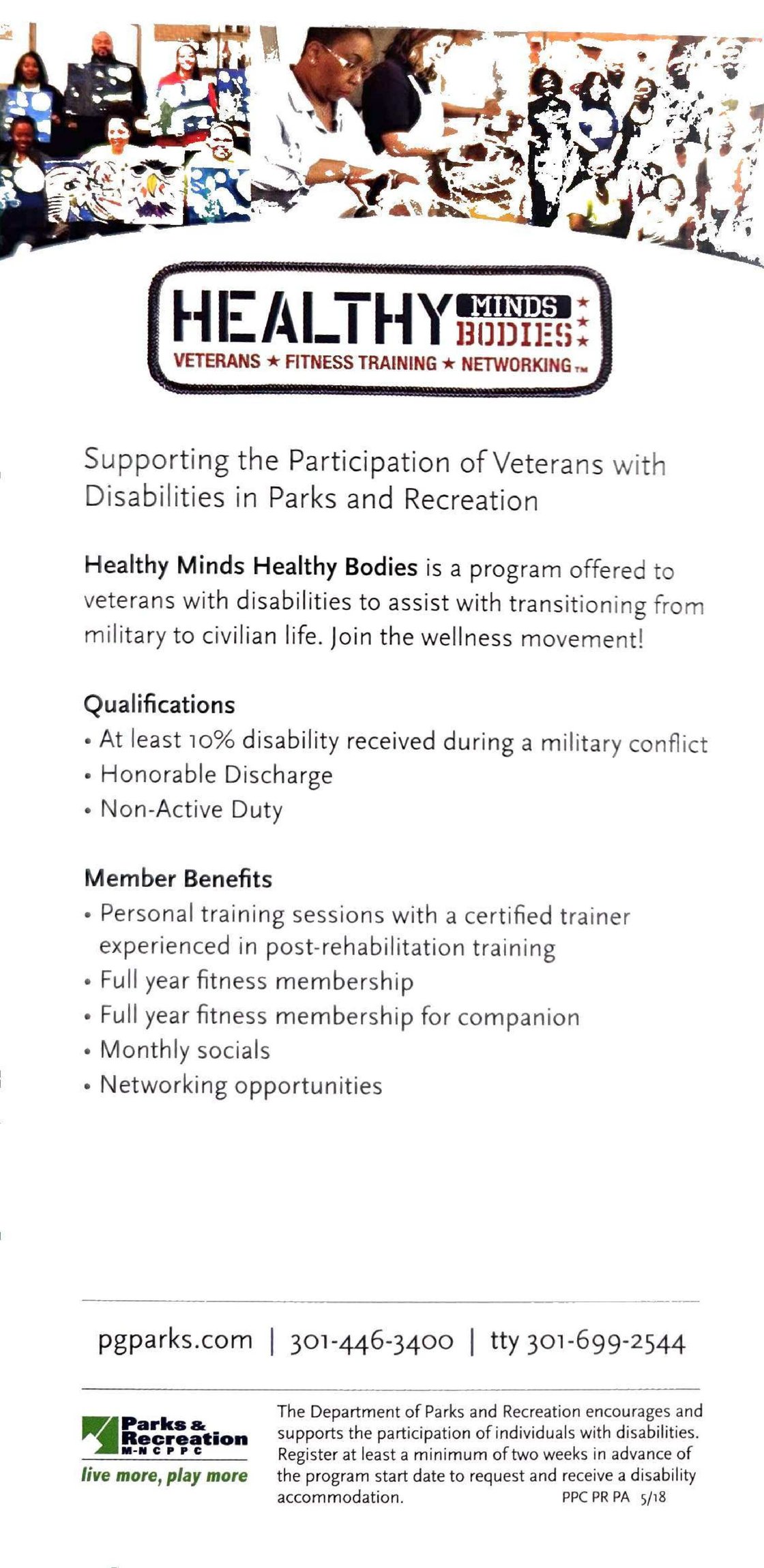 PG County Recs and Park fitness