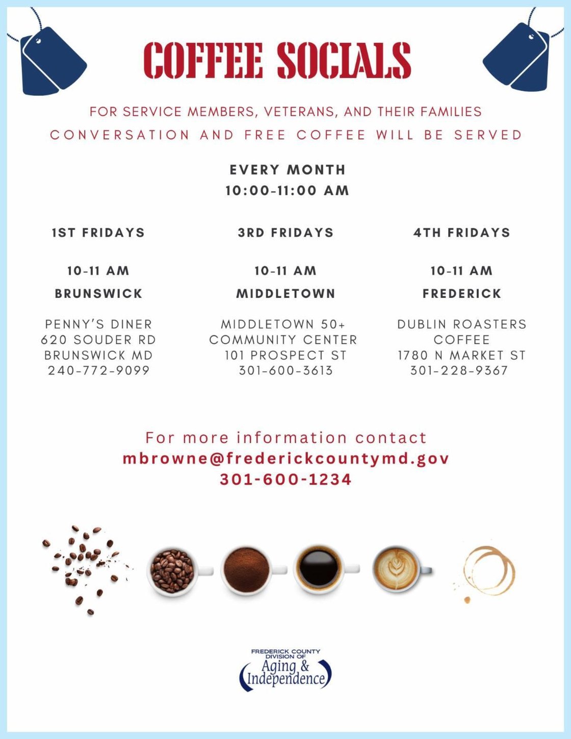 SMVF Coffee Socials DAI summer 8.8.25 pic