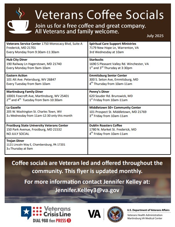 july vet coffee